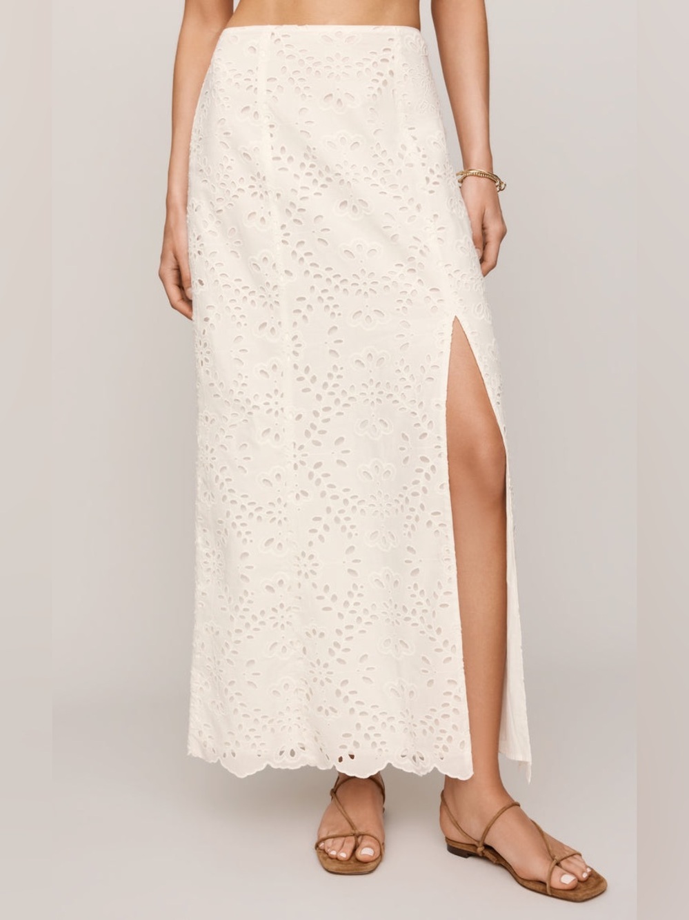 NWT Z Supply Emrie Eyelet Maxi Skirt